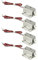 QWORK® DC12V Cerradura de Puerta Electrónica , Control de Acceso Cerradura , para el Cajón del Gabinete , 4pcs