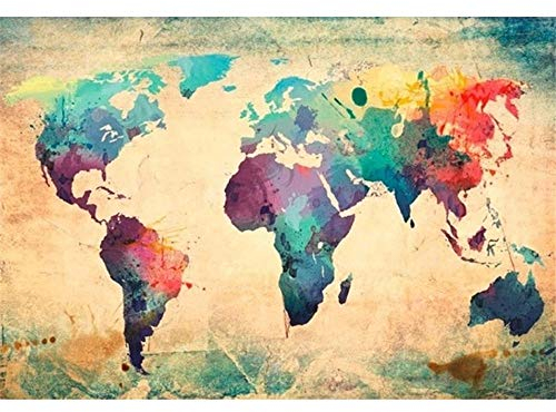 Puzzle 5000 Teile-Antike Weltkarte Klassische Puzzle 5000,Impossible Puzzle Geschicklichkeitsspiel für die Ganze Familie,Farbenfrohes Puzzle für Erwachsene und Kinder ab 14 Jahren-61.61x41.53 Zoll (1