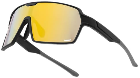 Karsaer Sportbrille Schnelle Brille TR90 Fahrradbrille Herren Damen Rennrad brille Sport Sonnenbrille mit UV400 für Fahrrad Laufen MTB Biker