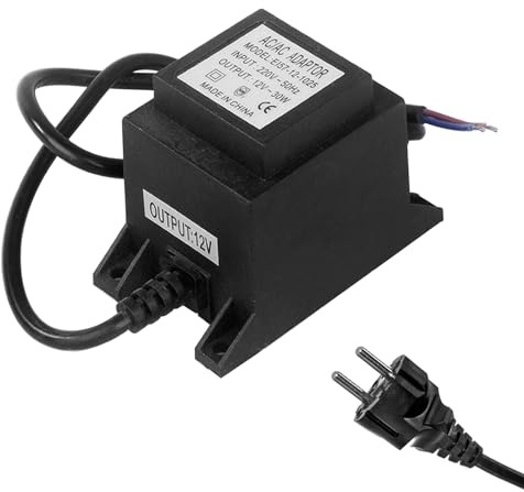 LED Trafo 12V Netzteil AC 30W, Außen Steckernetzteil Transformator IP68 Mit 1,5M Kabel für LED-Beleuchtung und Teichpumpen