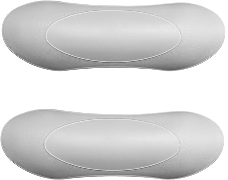 2-PACK 74316 74317 Spa Neck Pillow for Hot Spring Highlife Series Spas from Mid-Year 2007 through 2013, 14.5L x 4.75W Cool Gray Hot Tub Spa Head Rest Pillows for Watkin Five Years Free Replacement