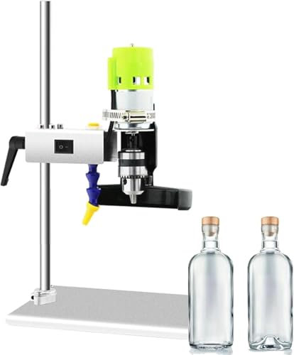 Tagliatrice elettrica per Bottiglie di Vetro, tagliabottiglie Multifunzionale per Bottiglie di Vino, Kit tagliabottiglie per levigare, lucidare e Tagliare Bottiglie di Vino