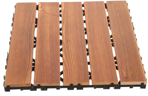 NUOBESTY Piastrelle Autobloccanti Per Terrazze in Piastrelle Per Esterni Per Patio Pavimento Autobloccante Per Balcone Vialetti Superfici Dure Design Aperto Facile Installazione e