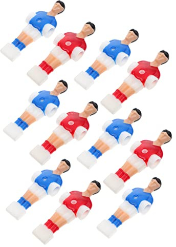BCOATH 11pcs Foosball Replacement Player Soccer Player Doll Foosball Kickers for Table Football Game