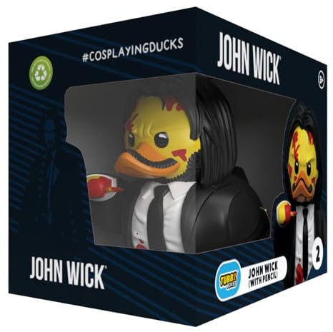 TUBBZ Boxad Utgåva: John Wick Chapter 3 - John Wick Pencil Som Cosplayande Badanka i Vinyl