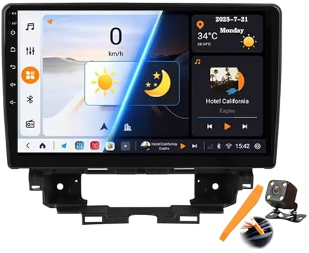 B,Y200S,YLOXFW Android 15.0 Coche Radio 2 DIN Estéreo para Re-Nault kangoo 2019-2025 GPS Sat Navi 10''Cartablet Multimedia Vídeo Reproductor BT FM Receptor con Carplay 4G 5G WiFi DSP SWC