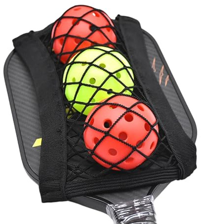 Tennis, bollhållare, justerbar nätpåse rymmer 3-4 bollar, bärbar förvaringsväska | för match resor övningsbana utomhus träning sportevenemang inomhus spel gym