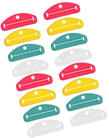 TOVINANNA Lot de 20 Presse-tubes Manuels en Plastique pour Dentifrice et Pommades, Organisation Soignée et Compression sans Effort, pour Salle de Bain et Plan de Travail