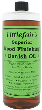 Huile de finition danoise supérieure pour bois de Littlefair (2.5ltr)