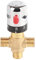 Mitigeur thermostatique, G1 / 2, laiton massif, tuyau de température Bassin de contrôle de la température de l'eau du thermostat, pour lavabo, bidet, douche