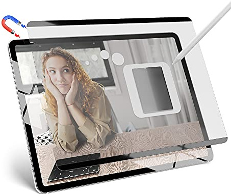 Thorani Paper-Feel Pro (4Th Gen, Magnetic) - Matte Tpu Film For Writing & Drawing Like On Paper, Compatible With Pencil & Face Id (Apple, Magnet - Ipad Air 3 10.5 2019/Pro 10.5 2017)