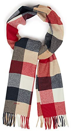 Gant D2. MULTI CHECK SCARF, rot(equestrianred (630)), Gr. *