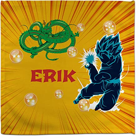 Kinder Servietten Junge. Servietten Kinder. Stoffserviette personalisierte. 50% Baumwolle. Benutzerdefinierte Geschenke.Verschiedene Designs. Dragon Ball