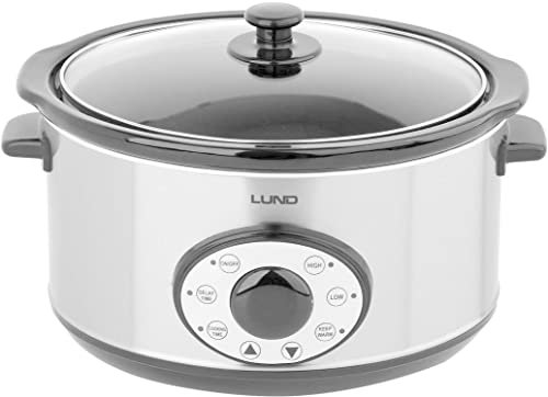 LUND Slowcooker met timer - 280W - 4,5L (67660)