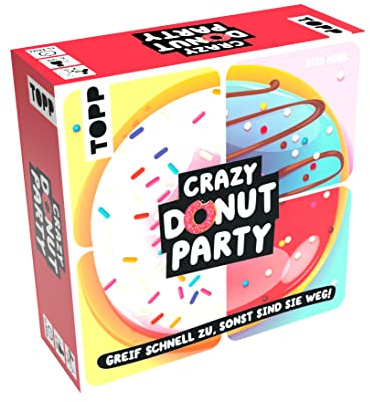 Crazy Donut Party. Greif schnell zu, sonst sind sie Weg!: Wer entdeckt am schnellsten einen vollständigen Donut? Reaktionsspiel - rasant, unterhaltsam und verblüffend einfach