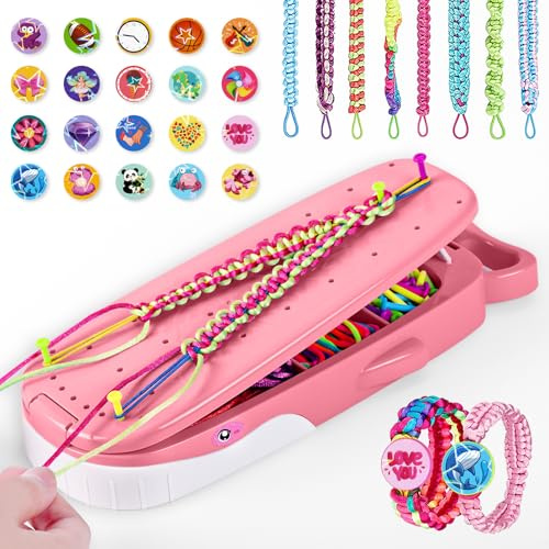 Euclidean Cube Freundschaftsarmband Selber Machen, Armbänder Selber Machen Wal geformt DIY Schmuckbastelsets Handwerk für Mädchen im Alter von 8-12, Armbänder Selber Machen Kinder-Bastelsets