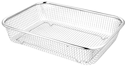 MAGICLULU 1stück Edelstahl Abtropfkorb Für Obst Und Gemüse Großer Drain Basket Multifunktional Für Küche Und Haushalt Praktischer Siebkorb Für Schnelles Abtropfen