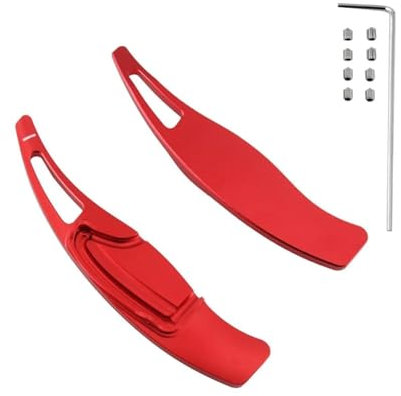 STRIVING BIRD Für Honda Civic G9 9th Generation IX FB7 2012-2015 Auto Zubehör Auto DSG Shifter Styling Zubehör Verlängerung Schalthebel 2 Stücke Lenkräder & Lenkradnaben(Color:Red)