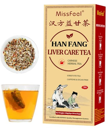 Natural Liver Care Herbal Tea With Different Herbs for Cleanse and Detox - No Additives, Caffeine or Sugar (30 Tea Bags)