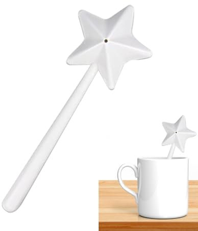 Moreeulsi 2 Pièces B-aguette Magique Salière Et Poivrière, 18cm B-aguette De Salière Et Poivrière Avec Trous, Salière Et Poivrière En Forme D'étoile, Épices Distributeur De Sel Forme D'étoile