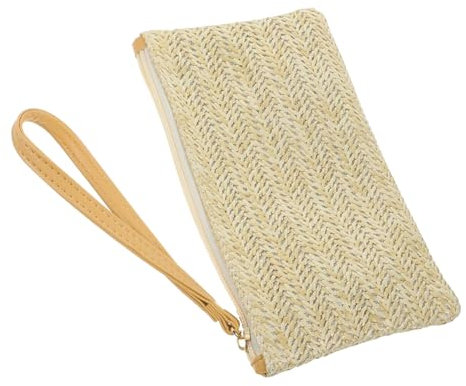 GALPADA 3stücke Clutch Bag Für Damen Handgefertigte Bohemian Umhängetasche Aus Naturmaterialien Für Sommer Strand Und Freizeitaktivitäten Mit Sicherem Reißverschluss Und Stilvollem