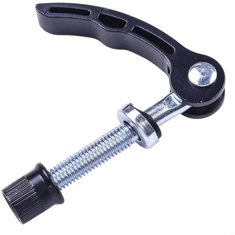 Quick Release Screw for Bicycle SeatPost Clamp Skewer Bolt Clip, Convenient and Easy to Carry (m8x65mm black)
