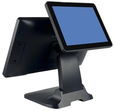 Registrierkasse für Kleinunternehmen, 15,6 Zoll POS-Touchscreen-Kassen mit I5 Gen4 8G 128G faltbarem Ständer, reichhaltige Schnittstellen, Monitor, digitale LED-Anzeige für Einzelhandel, Restaurant, S