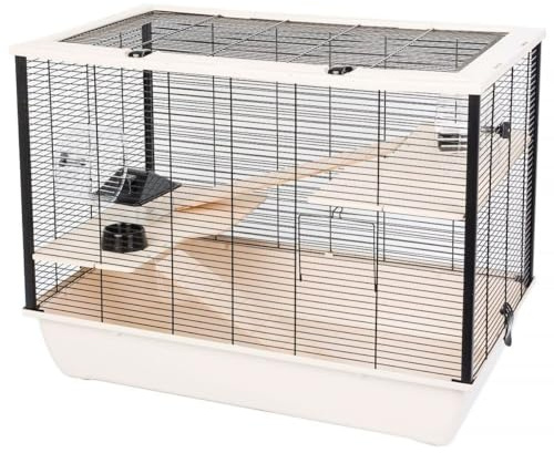 INTER-ZOO Käfig aus Holz, Metall, Kunststoff, 27 x 58 x 48 cm, Marke: INTER-ZOO - EAN: 5907600701281