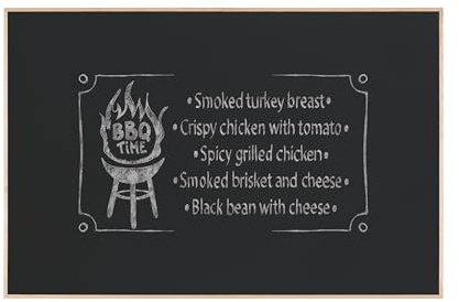 Bi-Office, Pizarra New Basic, 90 x 60 cm, Pizarra para Tiza, Marco de MDF Cerezo