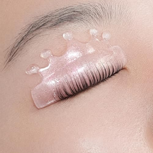 PERMANIA Bigodini Laminazione Ciglia, 4 Pezzi Cuscinetti in Silicone per Sollevare le Ciglia, Taglia S e M per Tutte le Forme Degli Occhi (Rosa)
