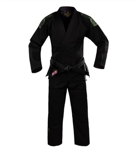 Venum BJJ-Kimono Contender Evo 2.0 (380 GSM) - Schwarz - A3