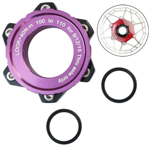 ReachMall cykelnavadapter mittlås till 6-pack för Boost 100-110 mm 142-148 mm med rostfri stålplatta för MTB fram- och bakhjul