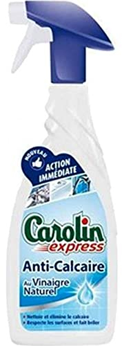 Carolin Spray Anti-Calcaire Vinaigre Naturel 650ml (Lot de 3)