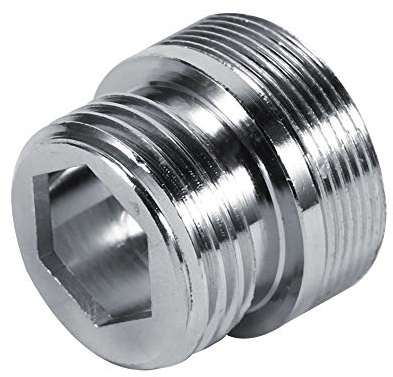 G1 / 2 Wasseraufbereiter Wasserhahn Adapter Küche Kupfer 22mm 24mm Wasser Luftreiniger Belüfter Adapter Buchse Schlauch Standard Außengewinde Belüfter Adapter(24mm to 15mm)