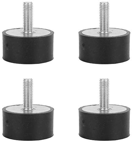 Gummimetallpuffer, 4 Stück M8 M6 Anti-Vibrations-Gummihalterung Gummi Vibrations Isolation Mount Stoßdämpfer Anti Vibration Silentblock, Gummipuffer(VE40*20 M8*23)