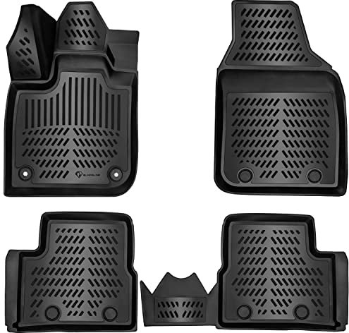 Design 3D Gummimatten Set für Hyundai I30 ab 2017 | Extra hoher 5cm Rand