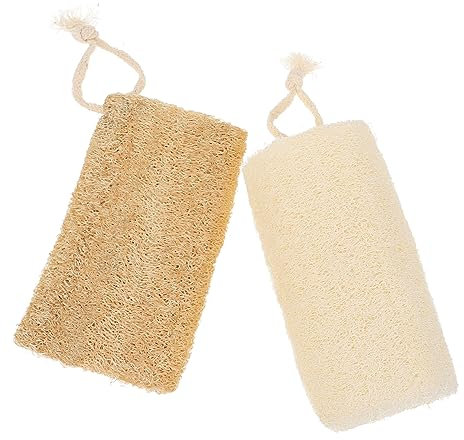SOLUSTRE 2stücke Natürliche Luffa Spülschwämme Für Küche Sanfte Körper Und Geschirrreinigung Für Pflege Und Geschirrspülen