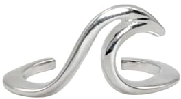 81stgeneration Orecchini Ear Cuff in Argento Sterling a Forma di Onda Oceanica per Donna, Senza Piercing | Orecchini a Clip da Donna per Feste con Orecchini