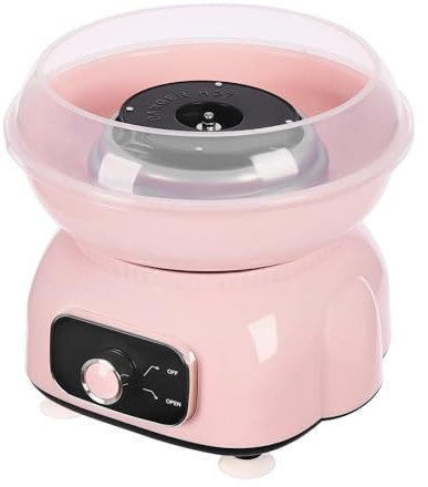 Zuckerwattemaschine,Cotton Candy Machine-Set,Quarz-Heizrohr,500W,Drehschalter,Motor aus Reinem Kupfer,Spritzwassergeschütztes Design,Geräuscharm