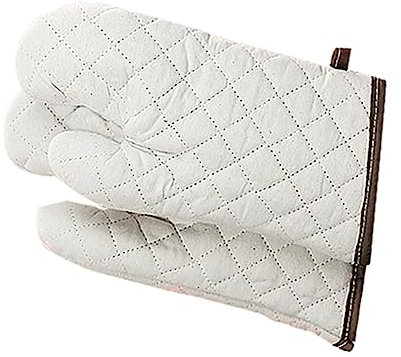 MOLUCKFU Ofenhandschuhe Baumwolle Hitzebeständig Mikrowelle Küche 2 Stück Groß Schutzhandschuhe