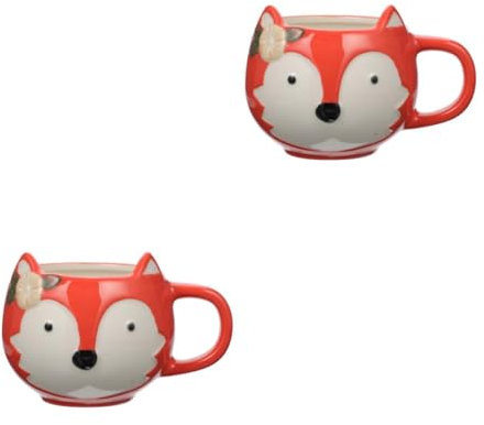 Cabilock 2 Piezas taza infusor platillo reutilizable colador portátil café bol matraz cóctel mate más cálido vasos de te vasos cafe porcelana y translúcida rojo