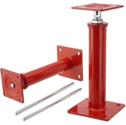 B4B BANG 4 BUCK House Jacks for Leveling Crawlspace, 11 - 16 Height Range, 11023 lbs Max Load Capacity, House Floor Jacks Post Pole for Leveling, 2 Pack