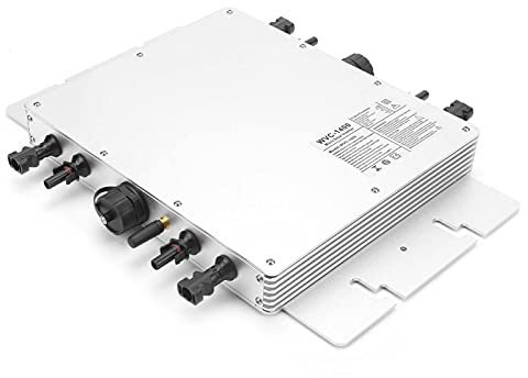 Keenso Inversor Solar Altamente eficiente: Impermeable WVC1400 IP65 con Monitoreo WLAN para la Generación de Electricidad