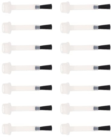 TOGEVAL Aplicadores de Líquido y Flores para Esmalte de Uñas 20 Cerdas de Nylon de 9 Mm, Pinceles Profesionales para Dibujo de Líneas en Arte de Uñas DIY