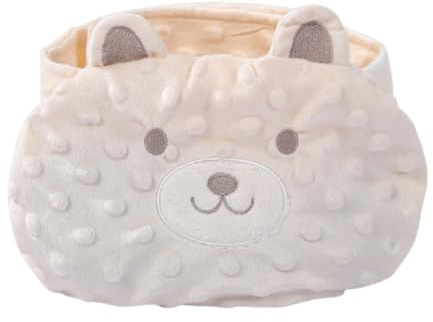 Cinturón de Calor Anticólicos para Bebé con Bolsa de Semillas, Aliviador de Gases y Cólicos, Ajustable para Recién Nacidos y Lactantes (Beige, Diseño Cerdito)