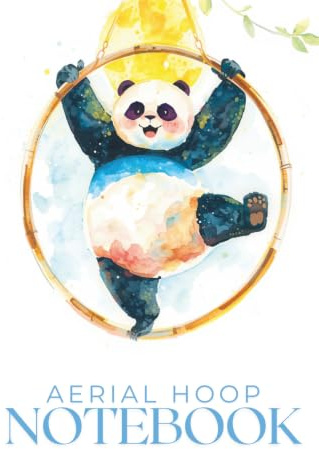 Aerial Hoop Panda Watercolor Notebook