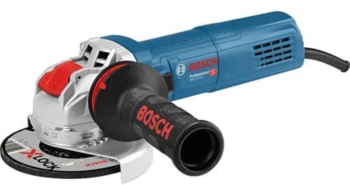 Bosch Professional Corded Angle Grinder GWX 9-115 S (240 V, incl. Auxiliary Handle, Protection Guard)