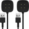 TUSITA [2 Stück Magnetisches Ladegerät Kompatibel mit Fitbit Versa 3 4, Sense, Sense 2 (Nicht für Fitbit Versa 1, Versa 2, Versa Lite) - 6ft 180cm USB Ladekabel Kabel - Smartwatch Zubehör
