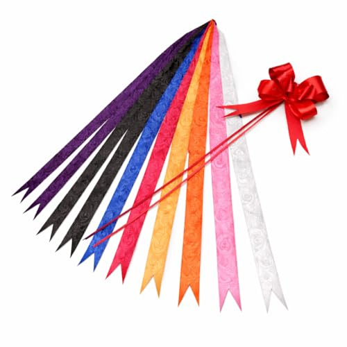 Schleifen, mehrfarbig, groß, zum Ziehen von Schleifen, Blumen, bedruckt, Geschenkverpackung, Schleifen, Blumenkorb, Geburtstag, Hochzeit, Krawatte, Basteln, Geschenk, Dekoration, Mischung, 30 Stück