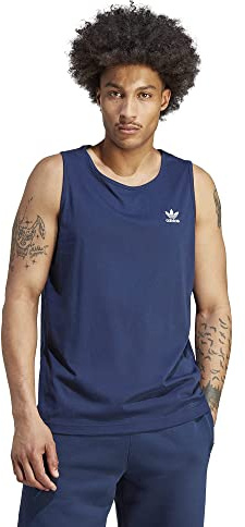 adidas Originals Trefoil Essentials tanktop för män, Nattindigo, XS